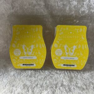 2🆕Scentsy Lemon Heaven Wax Bar - Bright Yellow